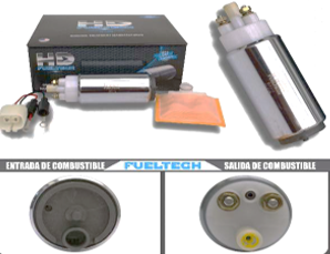 BOMBA DE COMBUSTIBLE VW GOLF II ,VW JETTA II 1980/2000 VW POLO 1 VW PASSAT 1 88/2009 PRESION 1BAR 14.5/100 PSI CAUDAL 120 L/H