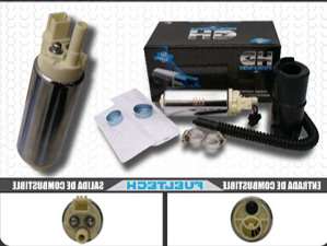 BOMBA DE COMBUSTIBLE CHEVROLET BLAZER,CHEYENE, 4.3 SUBURBAN 5.7/7.4 MD 1995/98 DAEWO ESFERO 1.5-1.8 1984/2000 DAEWO LANOS 1.4/1.6 MD 2000 PRESION 3BAR 43,5/110 PSI CAUDAL 120 L/H
