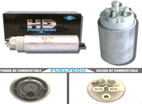 BOMBA DE COMBUSTIBLE PEUGEOT 405 I 1.9L MD 87/92 CITROEN 1.5L /1.9L MD 93/96 BMW 2.500 MD 75/77 ALFA ROMEO 33(907A) 87/92 PRESION 4 BAR 58.01/160 PSI CAUDAL 120L/H