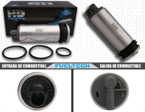 BOMBA DE COMBUSTIBLE HYUNDAI ACCENT,ELANTRA, SONATA TUCSON,SANTA FE- KIA SPORTAGE, MAZDA 626 -MONTERO LANCER NISSAN SENTRA ,FRONTIER,PATHFINDER PRESION 3BAR 43.5/130 PSI CAUDAL 150 L/H