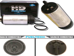 BOMBA DE COMBUSTIBLE HYUNDAI ACCENT,ELANTRA, SONATA TUCSON,SANTA FE- KIA SPORTAGE, MAZDA 626 -MONTERO LANCER NISSAN SENTRA ,FRONTIER,PATHFINDER PRESION 3BAR 43.5/130 PSI CAUDAL 150 L/H