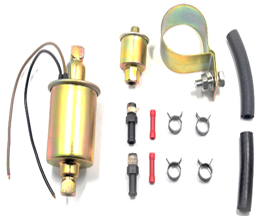 BOMBA DE COMBUSTIBLE EXTERNA CUADRADA VEHICULOS CARBURADOS UNIVERSAL PRESION 0.1BAR 1.45 PSI CAUDAL 25L/H