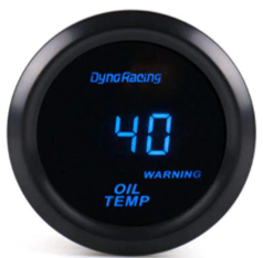 MARCADOR DIGITAL TEMPERATURA DE ACEITE 12V TABLERO  NEGRO