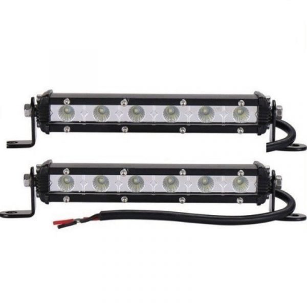 EXPLORADORA LINEAL 6LED BASE DELGADA BLANCA